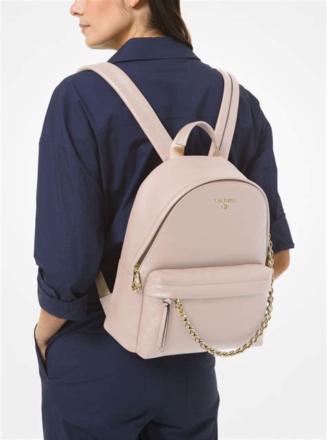 michael kors leather backpack dupe|michael kors slater backpack.